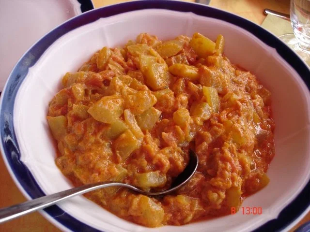 Tomaten-Gurkengemüse mit Bratwurst und Kartoffeln - Rezept - Bild Nr. 17