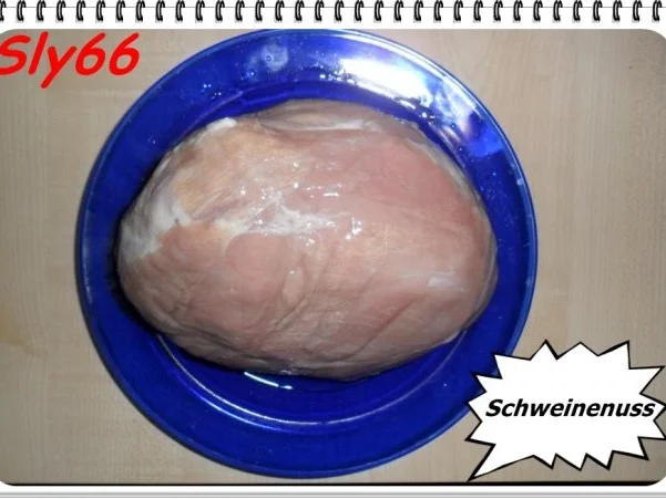 Fleischgerichte:Schweinenuss mit Bratkartoffeln - Rezept - Bild Nr. 3
