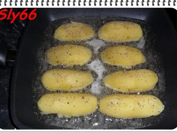 Fleischgerichte:Schweinenuss mit Bratkartoffeln - Rezept - Bild Nr. 12