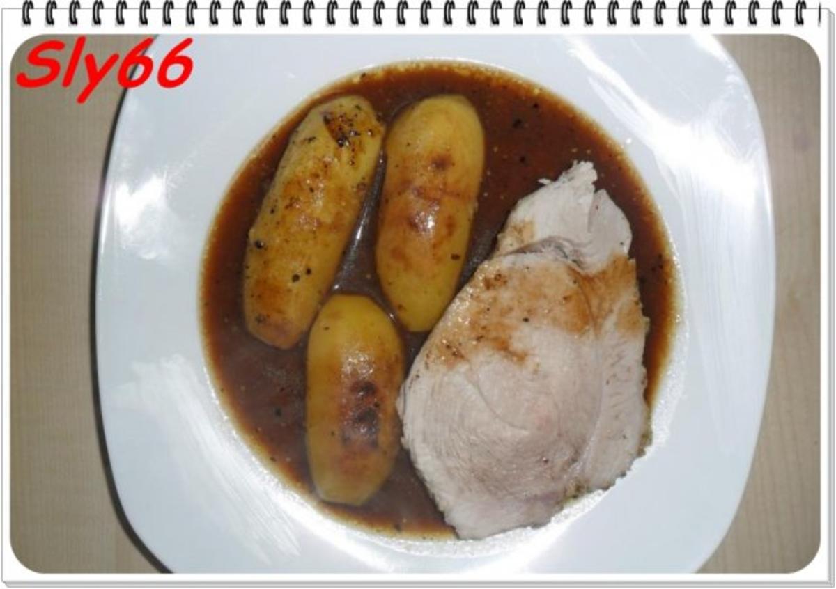 Fleischgerichte:Schweinenuss mit Bratkartoffeln - Rezept