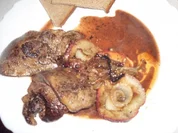 Putenleber an Rotweinorangensoße - Rezept