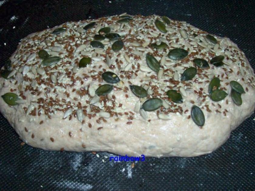 Backen: Dinkel-Körner-Brot (Sauerteig) - Rezept - kochbar.de