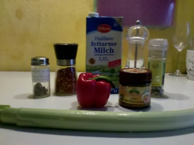 Nudeln: Fusilli Bucati Lunghi mit Lauch-Paprikasoße - Rezept - Bild Nr. 3