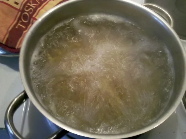 Nudeln: Fusilli Bucati Lunghi mit Lauch-Paprikasoße - Rezept - Bild Nr. 6