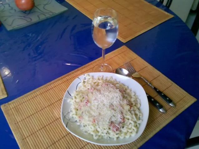 Nudeln: Fusilli Bucati Lunghi mit Lauch-Paprikasoße - Rezept - Bild Nr. 9