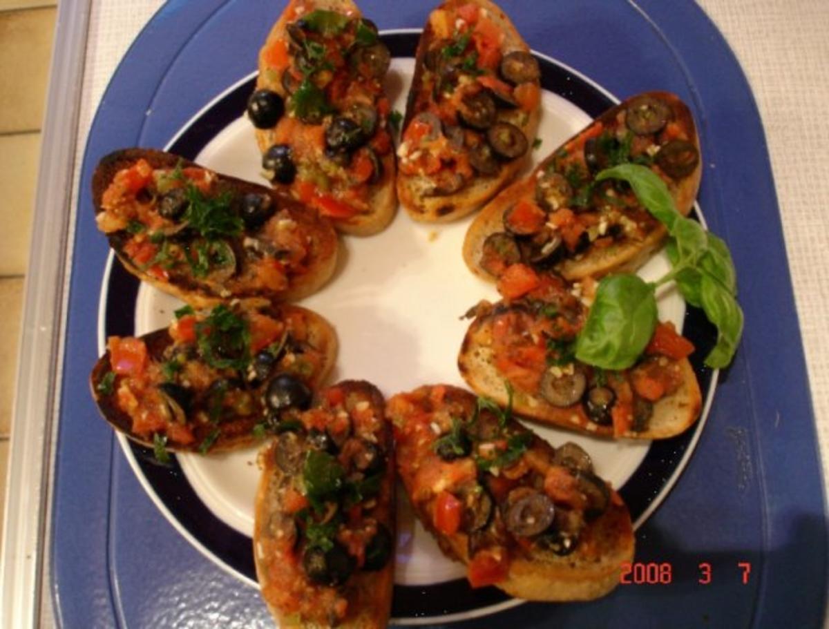Tomaten-Oliven-Crostini - Rezept - Bild Nr. 6