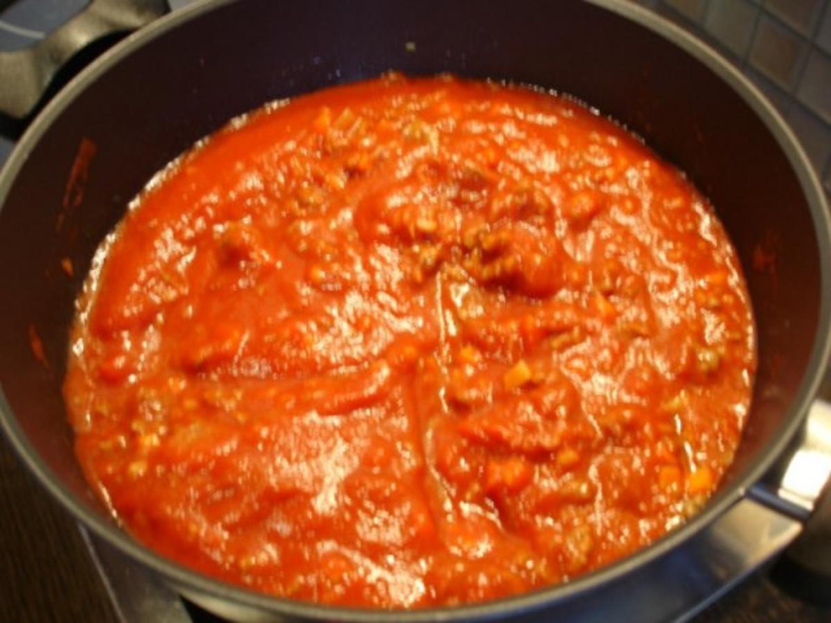 Spaghetti mit Rahm-Bolognese - Rezept - Bild Nr. 8