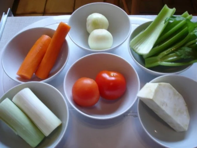 Rezept: Rinderbraten mit Rotkohl und Knödel Bild Nr. 3 Rinderbraten mit Rotkohl und Knödel - Rezept - Bild Nr. 3