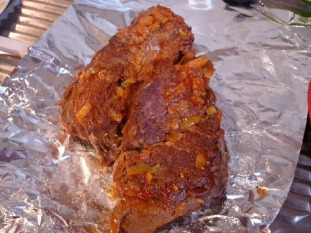 Rezept: Rinderbraten mit Rotkohl und Knödel Bild Nr. 10 Rinderbraten mit Rotkohl und Knödel - Rezept - Bild Nr. 10