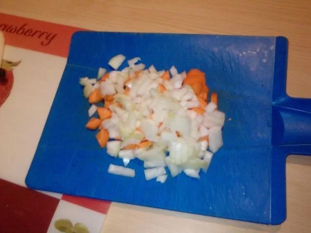 Resteverwertung Höllenschenkel auf buntem Gemüsereis - Rezept - Bild Nr. 2