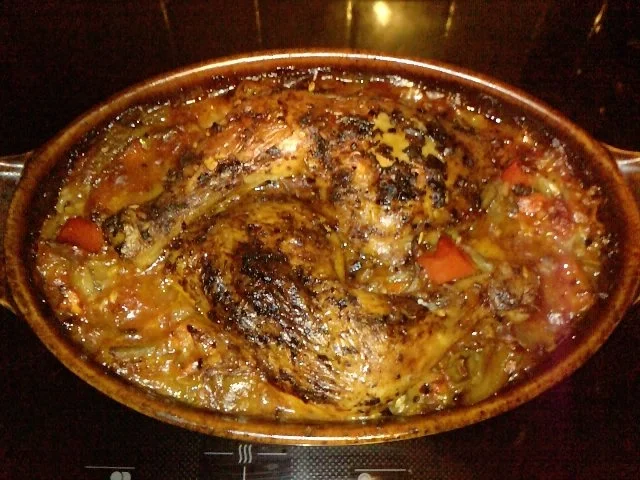 Resteverwertung Höllenschenkel auf buntem Gemüsereis - Rezept - Bild Nr. 5