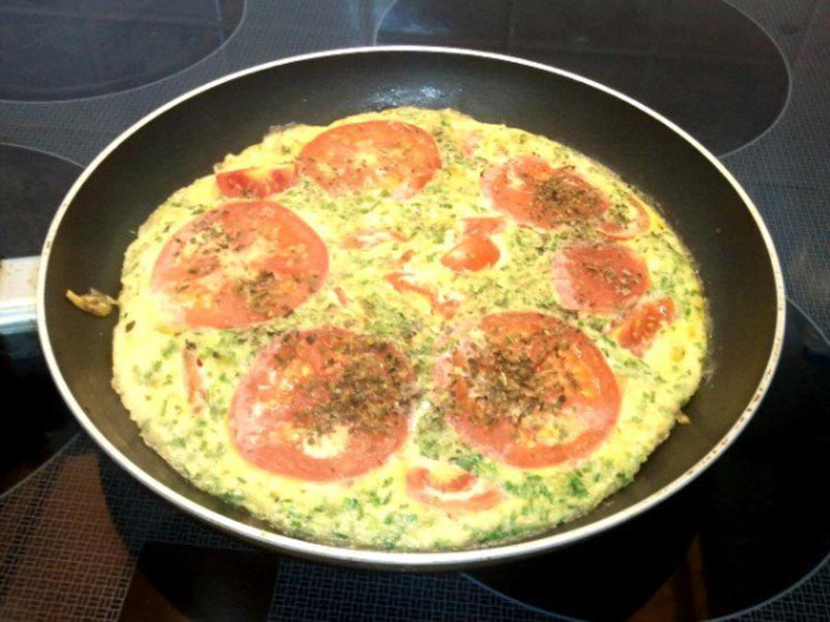 Tomaten Fritatta - Rezept