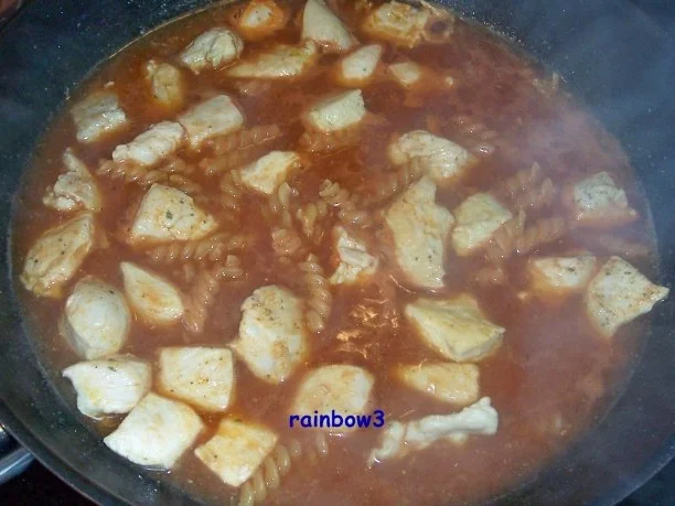 Kochen: Schnelle Hähnchen-Nudel-Pfanne - Rezept - Bild Nr. 2