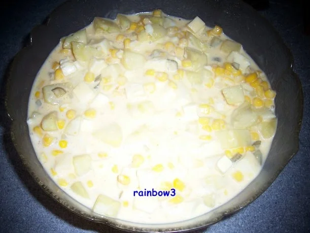 Salat: Kartoffelsalat mit dreierlei Käse - Rezept