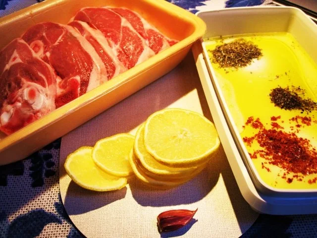 Rezept: Zitronen-Lamm mit grünen Bohnen ... Zitronen-Lamm mit grünen Bohnen ... - Rezept