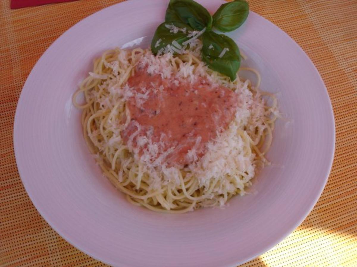 Schnelle Spaghettini Rezept Eingereicht von MausVoh