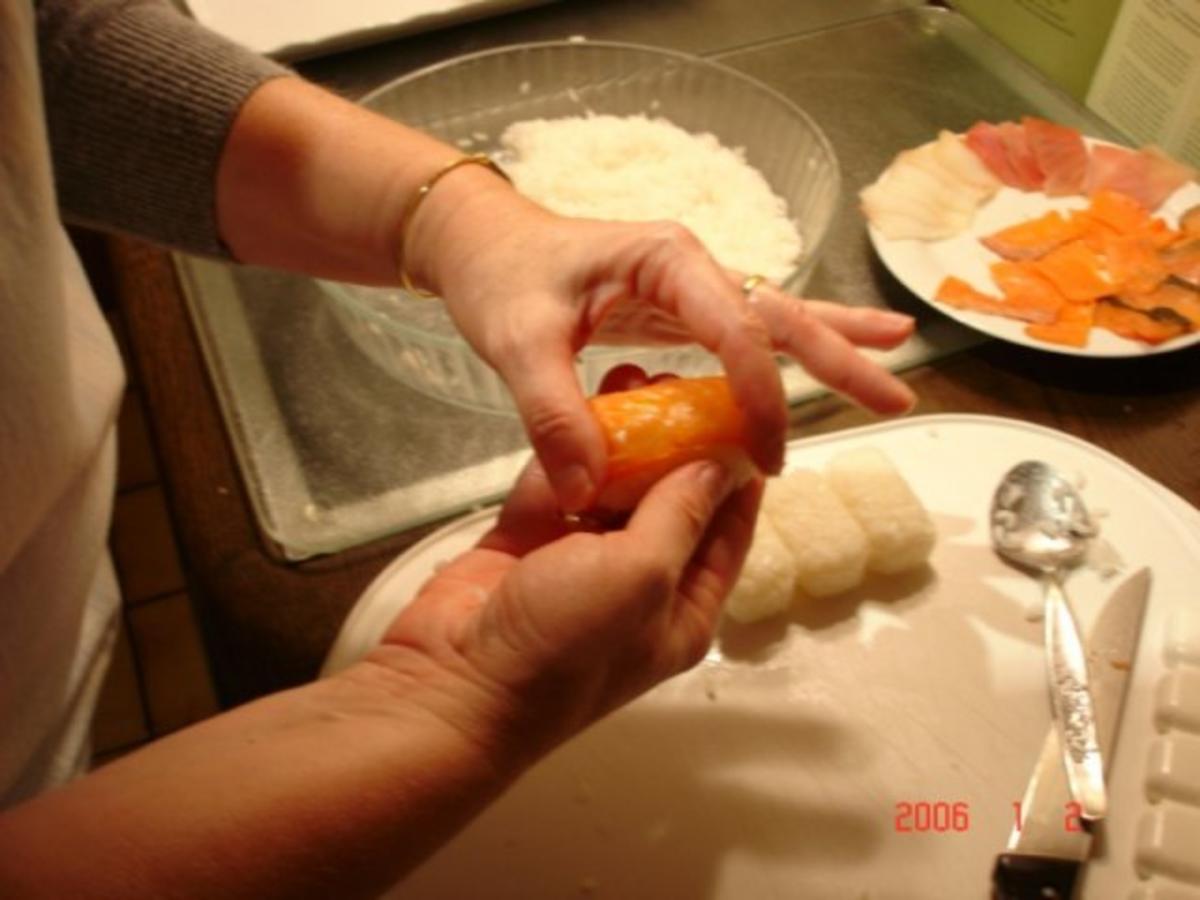 Nigiri-Sushi und Maki-Sushi - Rezept - Bild Nr. 6