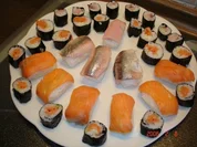 Nigiri-Sushi und Maki-Sushi - Rezept