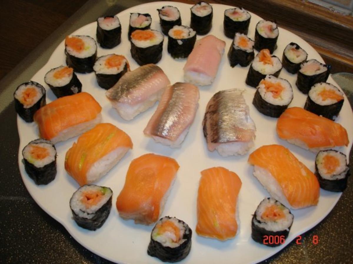 Bilder für Nigiri-Sushi und Maki-Sushi - Rezept