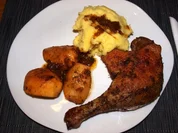 Barbarie-Entenkeulen mit Calvadosäpfeln - Rezept