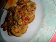 Champignons sauer; dazu Toast - Rezept