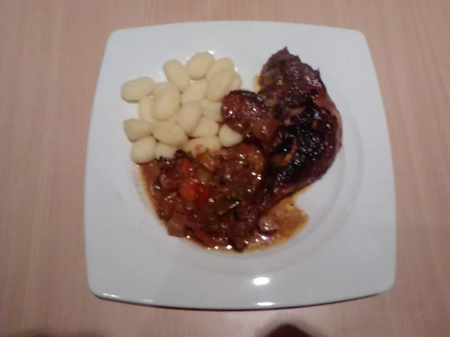 Entenbeine treten in Kokosmilch und Punch leckeres Gemüse platt - Rezept - Bild Nr. 10