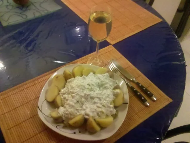 Kartoffeln: Pellkartoffeln mit Lauch-Kräuterquark - Rezept - Bild Nr. 7