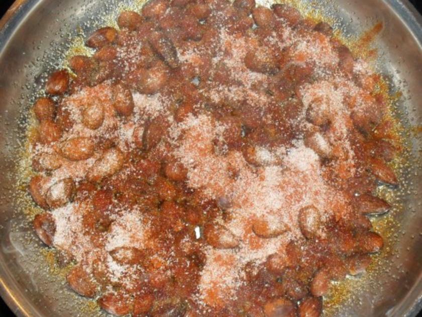 Gebrannte Chili Mandeln - schnell &amp; einfach - 591 kcal/100g