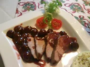 Rezept: magret de canard mit Thymian Purée magret de canard mit Thymian Purée - Rezept