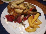 Brathähnchen mit Rosmarin & Zitrone     (Pollo asado al romero y limon) - Rezept