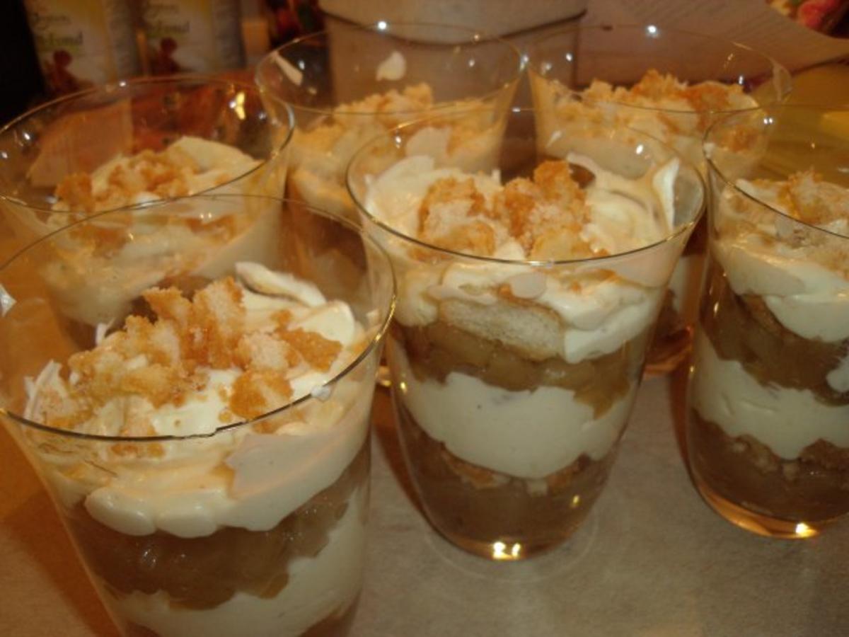 Dessert: Apfelkompott-Vanille-Becher - Rezept - Bild Nr. 2