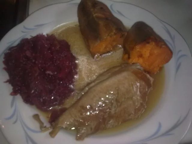 Putenunterkeule mit Süßkartoffeln - Rezept - Bild Nr. 3