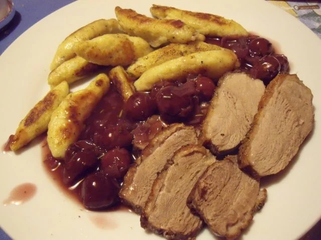 Entenbrust mit Portwein-Kirsch-Sauce - Rezept