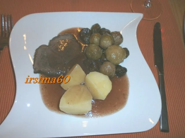 Rezept: Glasiertes Rosenkohl - Maronen - Gemüse Glasiertes Rosenkohl - Maronen - Gemüse - Rezept