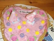 Rezept: backen / Kuchen: Geburtstagstorte mit Himbeeren und Erdbeeren backen / Kuchen: Geburtstagstorte mit Himbeeren und Erdbeeren - Rezept