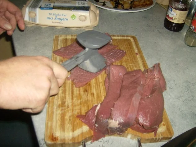 Rezept: Hirschschnitzel Bild Nr. 5 Hirschschnitzel - Rezept - Bild Nr. 5