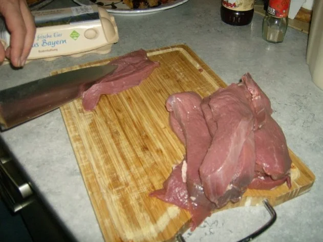 Rezept: Hirschschnitzel Bild Nr. 4 Hirschschnitzel - Rezept - Bild Nr. 4