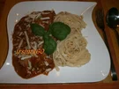 Spaghetti mit  Notfall Soße - Rezept