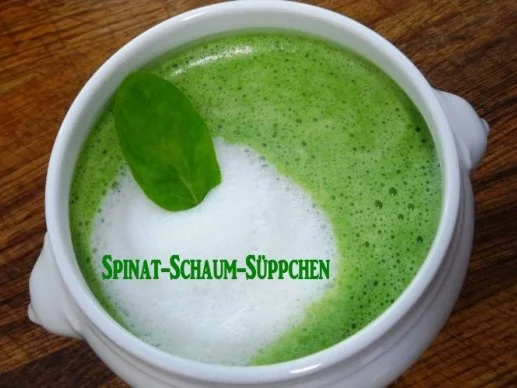 Spinat-Schaum-Süppchen - Rezept