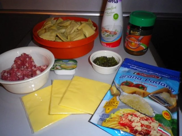 Mini - Maultaschen mit Pestosauce - Rezept - Bild Nr. 3