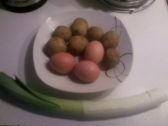 Kartoffeln: Bratkartoffeln mit Lauch und Ei - Rezept - Bild Nr. 2