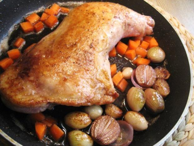 Putenkeule geschmort - Rezept mit Bild - kochbar.de