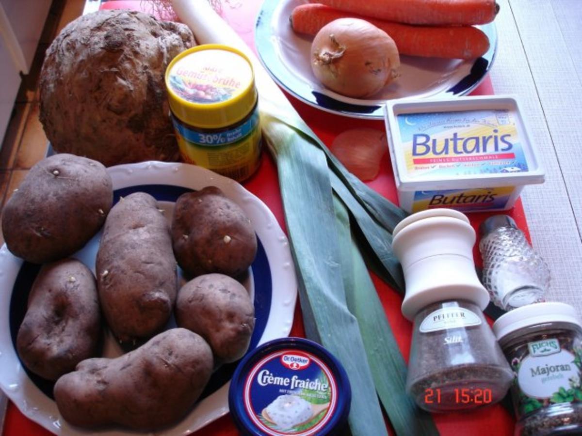 Kartoffelsuppe cremig und lecker - Rezept - Bild Nr. 2
