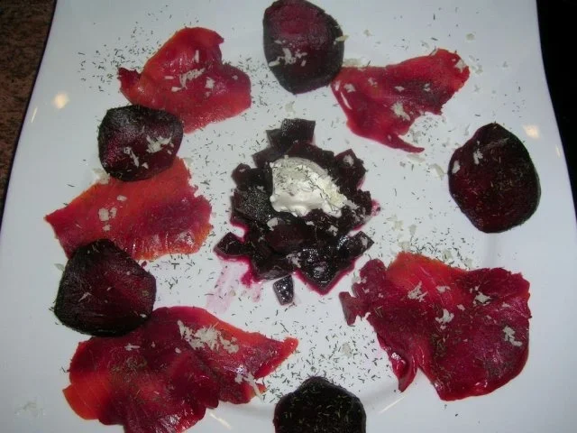 Räucherlachs mit Roter Beete - Vorspeise - - Rezept - Bild Nr. 2