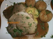 Schinkenbraten in Brat Alufolie gegart - Rezept
