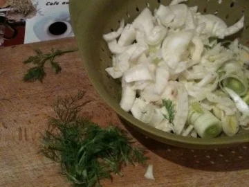 Rezept: Käsespätzle mit Fenchel-Lauchgemüse Bild Nr. 3 Käsespätzle mit Fenchel-Lauchgemüse - Rezept - Bild Nr. 3