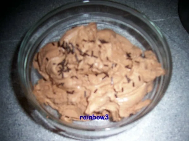 Rezept: Dessert: Schokoladen-Sahne-Eis II Dessert: Schokoladen-Sahne-Eis II - Rezept