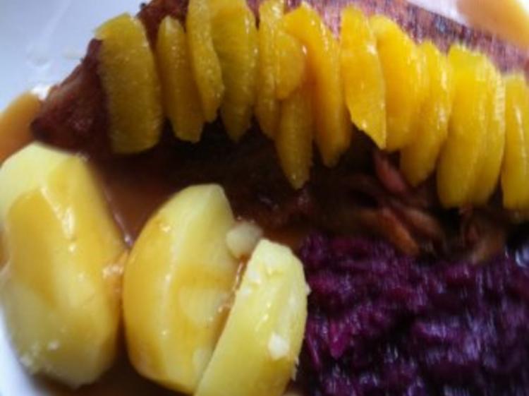 Knusper Ente mit Orangen Soße jetzt a la Sascha - einfach - 70 kcal/100g