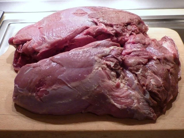 Rezept: Wildschweinkeule NT, dazu Kartoffelknödel und Rotkohl... Bild Nr. 3 Wildschweinkeule NT, dazu Kartoffelknödel und Rotkohl... - Rezept - Bild Nr. 3