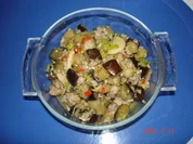 Würzige Auberginen mit Schweinehack - Rezept